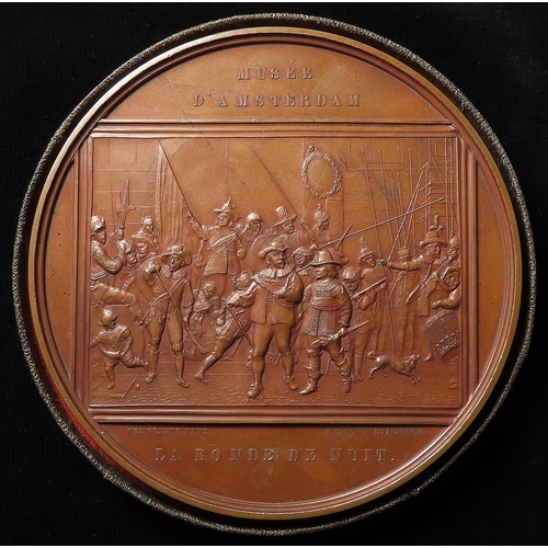 1061 - Netherlands / Dutch Commemorative Medal, bronze d.109mm: A very large and impressive medal featuring... 