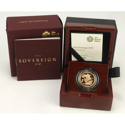 118 - Sovereign 2019 Proof FDC boxed as issued