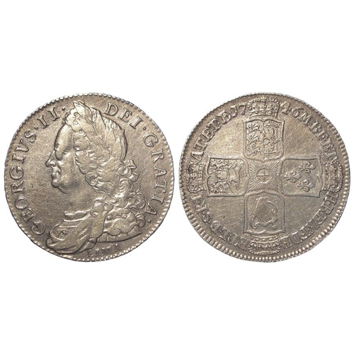 228 - Halfcrown 1746 D.Nono, LIMA below bust, S.3695A, VF