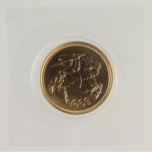 46 - Half Sovereign 2005 sealed BU