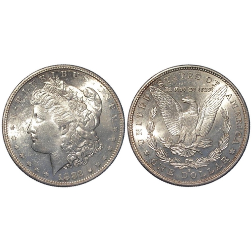 562 - USA Morgan silver Dollar 1882 S, UNC