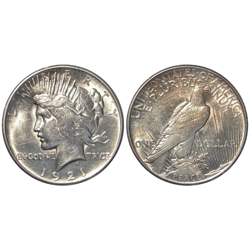 570 - USA Peace silver Dollar 1921 (high relief) EF