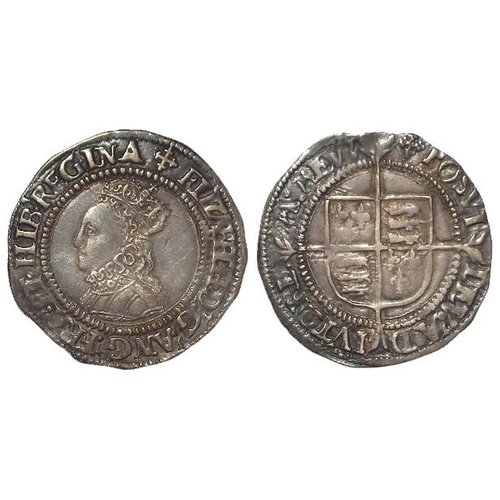 622 - Elizabeth I Second Issue 1560-1 silver Groat mm. cross-crosslet, 1.90g, S.2556, toned VF, nice examp... 
