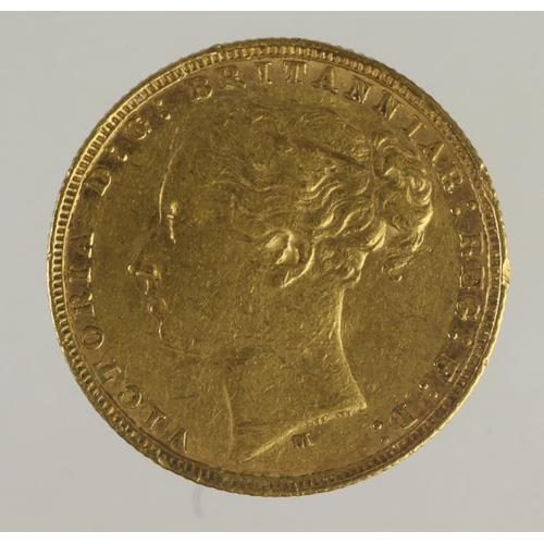 77 - Sovereign 1878M St George (Melbourne, Australia) S.3857, VF, tiny marks.