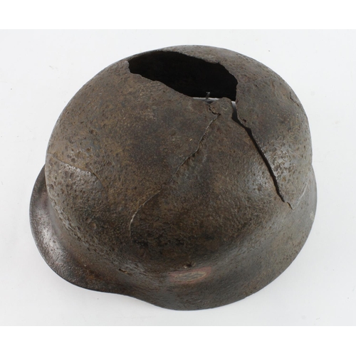 1173 - German relic SS helmet, later decals