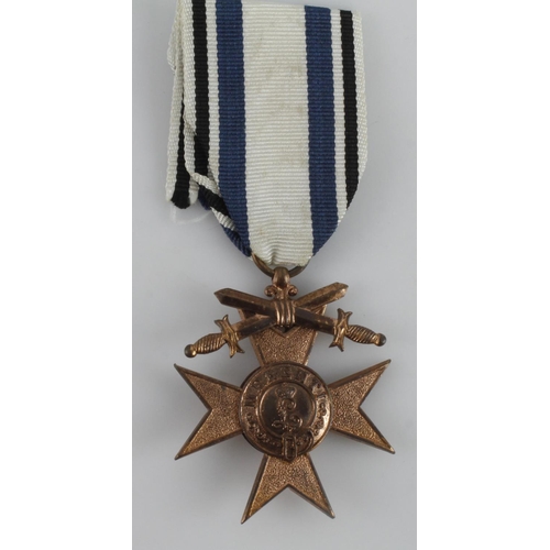 1219 - German WW1 Bavarian war merit cross 3rd class.