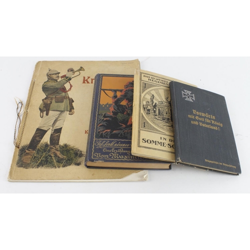 1230 - German WW1 propaganda books on various campaigns and the war all printed during the war.