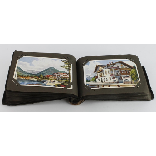 1231 - German WW1 related postcard album.