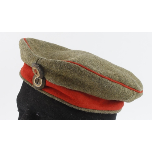 1264 - Imperial German Field Cap (Feldmütze or Krätzchen). Dated 1915.