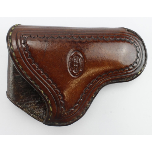 137 - Small leather holster for a pocket pistol, modern manufacture, good quality