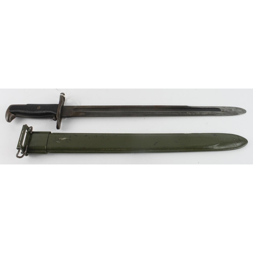 166 - US 1942 Dated 1905/42 16” M1 Garand Bayonet Maker P.A.L. These longer bayonets were mainly issued to... 