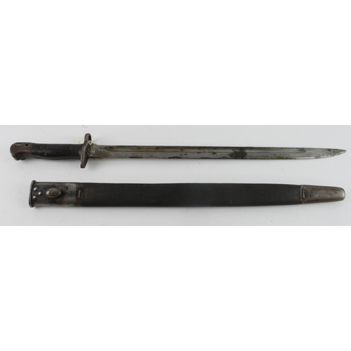 173 - WW1 British 1907 Pattern Bayonet Unit Marked to the 5th Bn Welsh Fusiliers. Dated 1916. Rare Maker J... 