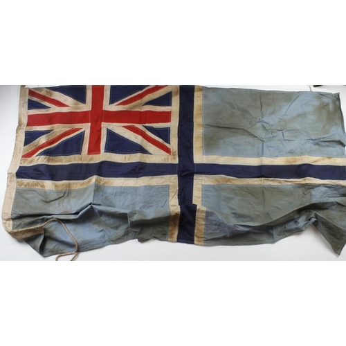 184 - Air Transport Auxiliary Flag, service wear, issue WW2 stamped to edge, approx 5 foot long, no mothin... 