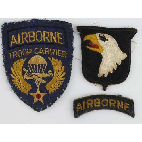 199 - Badges American Airborne, 2 types.