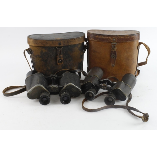 220 - Binoculars. Two cased pairs of binoculars, comprising 'Carl Zeiss Jena Telsexo, 16x40' & 'Stereo E. ... 