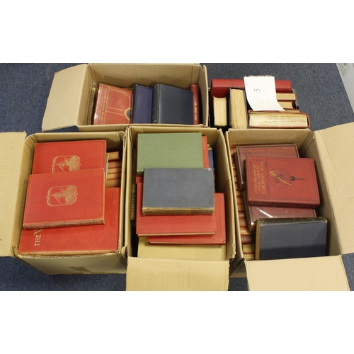 314 - Military interest. Four boxes of mostly Military related books, titles include The Story of the Four... 