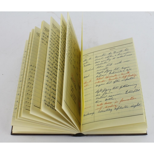 343 - RAF copy of the flying log book of Wing Commander Robert Stafford Tuck.