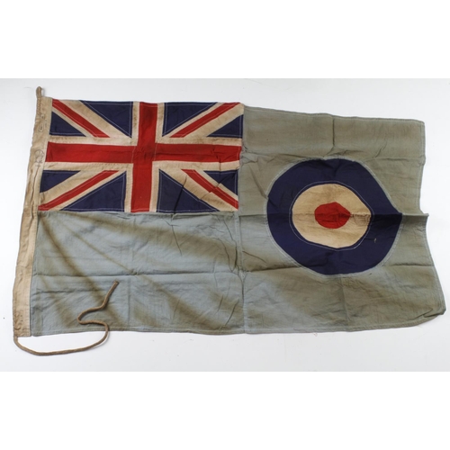 351 - RAF Squadron Flag, service wear, Air Ministry stamped to edge, approx 3 foot long, no mothing.