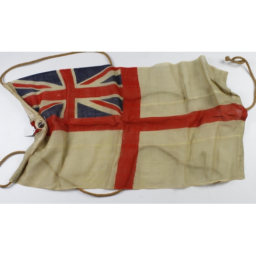 379 - Royal Naval original ensign flag 17x34 possibly of a motor launch.