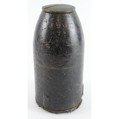 418 - Victorian artillery shell head.