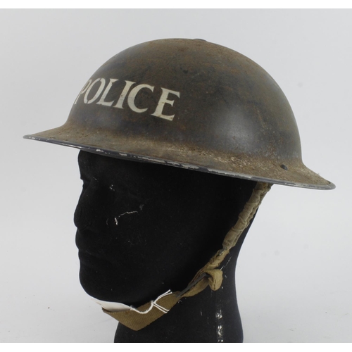 490 - WW2 ARP wardens’ helmet.