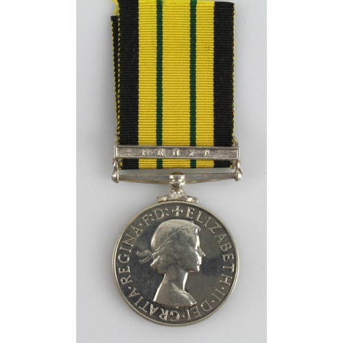 677 - Africa General Service medal with Kenya clasp to f.612 P.C Morgo Kober.