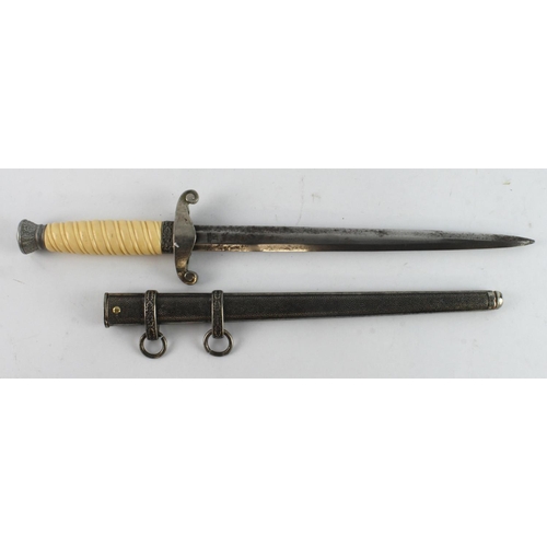 69 - German Wehrmacht Officers dagger, Robiklaas, Solingen marked blade, reconstituted.