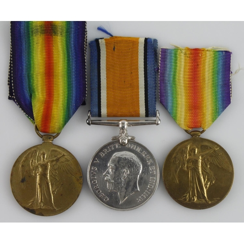 702 - BWM & Victory Medal (245257 Pte A W Sangwell North'D Fus), plus a Victory Medal (204353 Gnr J Hall R... 