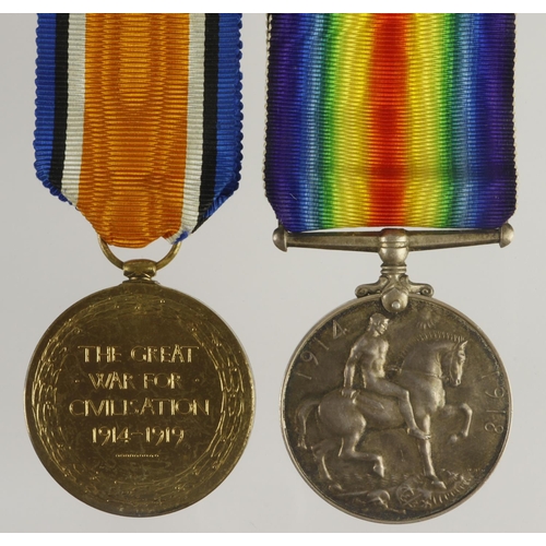 703 - BWM & Victory Medal (28842 Pte W J Barber R.Fus) lived Middleton, Saxmundham