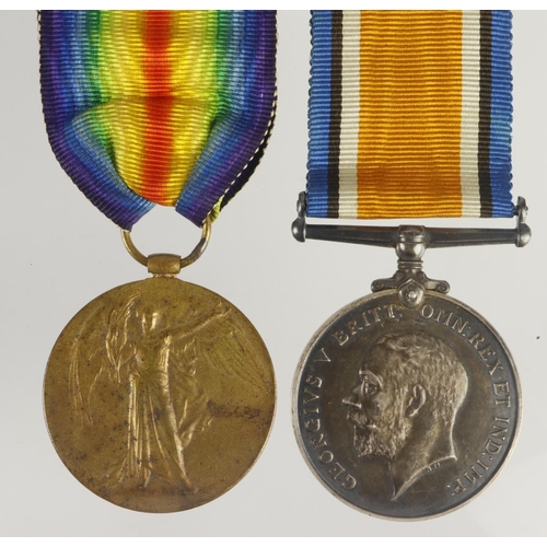 717 - BWM & Victory Medal (G-18735 Pte H A Norman R.Suss.R) served 11th Bn