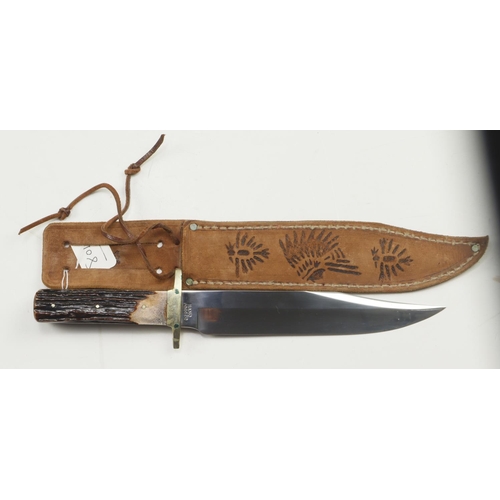 78 - Hand forged Bowie knife by 