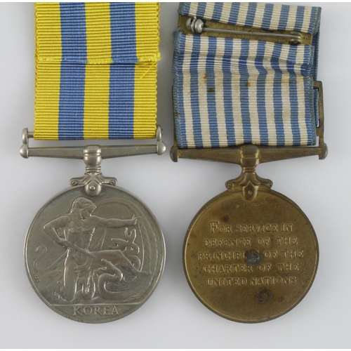 843 - Korea & UN Korea medals to D/MX8757321 M G D Cowper-Smith E.R.A.5  RN.