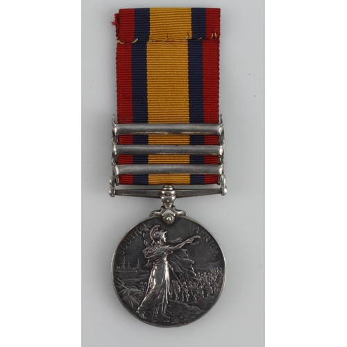 912 - QSA medal bars Cape Colony, Transvaal SA 1902 officially impressed & named 6775 Pte R Holmes Lincoln... 