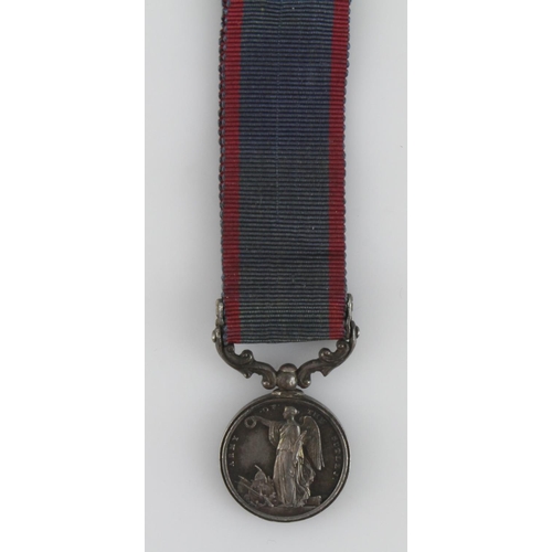 946 - Sutlej Medal 1846 with bar for Ferozeshuhur, early unnamed silver miniature medal