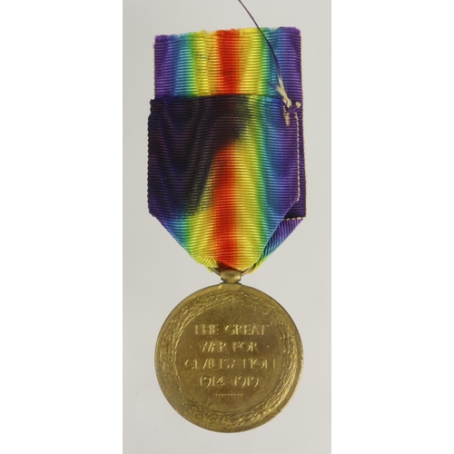 961 - Victory Medal (Lieut T H F Robey) served East Lancashire Brigade RFA. Born Steyning.