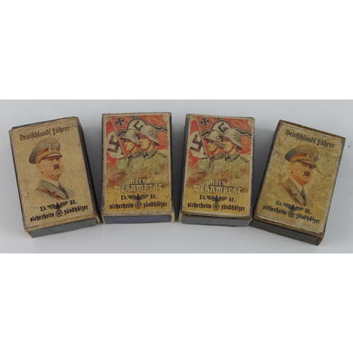 992 - Boxes of German Patriotic Matches. (x4)