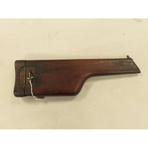 105 - Original Wooden Shoulder Stock-Case for the German C96 Broom Handled Mauser. Very hard to find in th... 