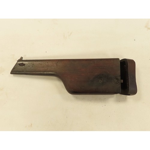 105 - Original Wooden Shoulder Stock-Case for the German C96 Broom Handled Mauser. Very hard to find in th... 