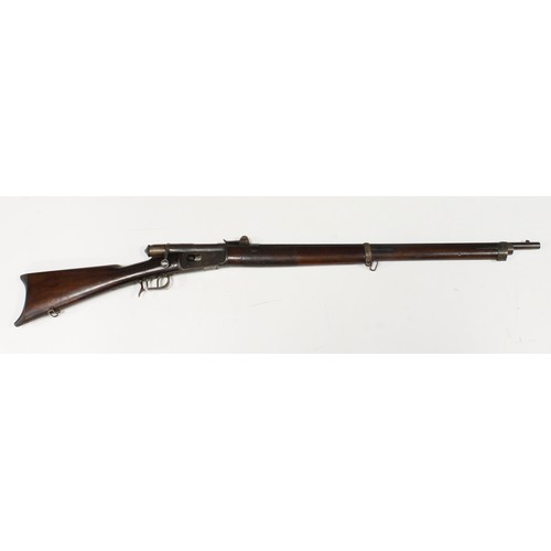 144 - Swiss .41 Vetterli Model 1871 rare Double Trigger ‘Sharp-shooter’s Model’ Stutzer Service Rifle, lat... 