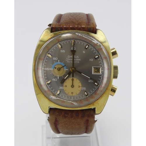 492 - Omega Seamaster gold plated automatic gents wristwatch, ref. 176.007, serial. 34242xxx, circa 1972. ... 