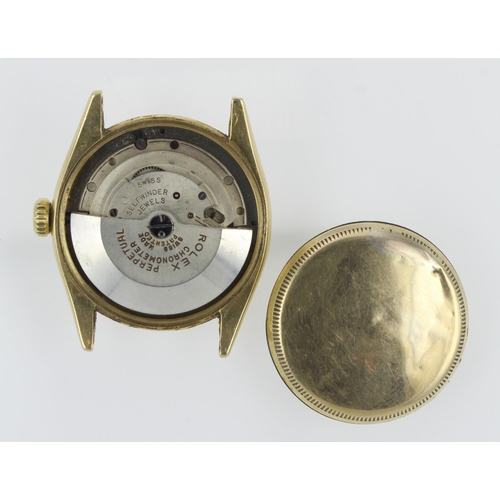 530 - Rolex Oyster Perpetual 'Bubble Back' 18ct cased gents wristwatch, ref. 6085, serial. 769xxx, circa 1... 