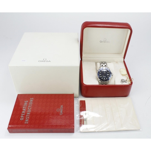 580 - Omega Seamaster Professional 300m stainless steel cased gents automatic wristwatch, ref. 25418000, s... 