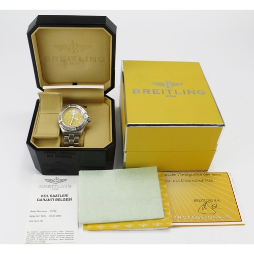 610 - Breitling Super Ocean stainless steel cased automatic gents wristwatch, ref. A17345, case no. 470xxx... 