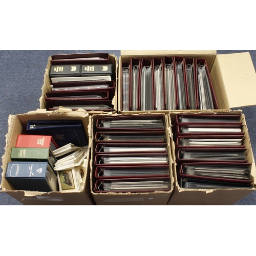 428 - Royal Mail vast collection of FDC's housed in 23x Royal Mail binders, some other types of binders an... 