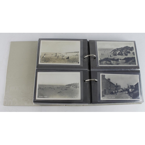 741 - Norfolk, Hemsby: Collection in an album of mainly older RP cards of the village including houses and... 