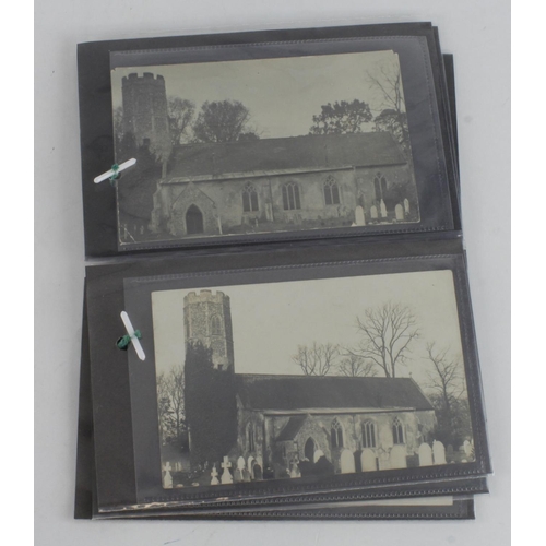 751 - Norfolk, Woodton: Selection of RP cards inc Church, Rectory School and Public House (11 cards)