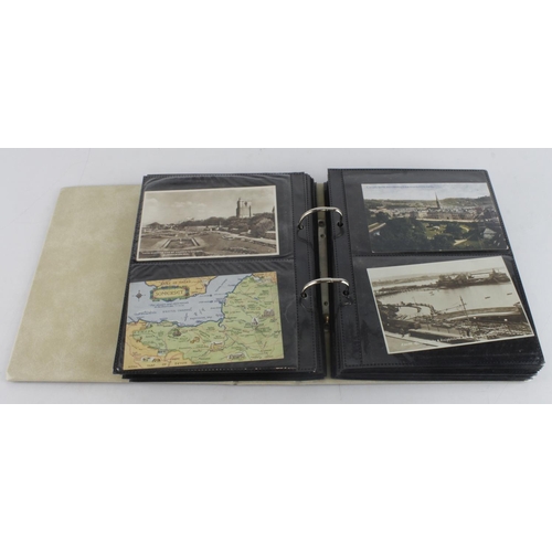 774 - Somerset collection in modern binder, street scenes, views of various areas & villages  (approx 160+... 
