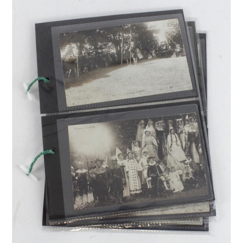 779 - Suffolk, Bungay: 1908 Bungay Pageant - RP cards by Smith showing various events. Fine and rare lot (... 