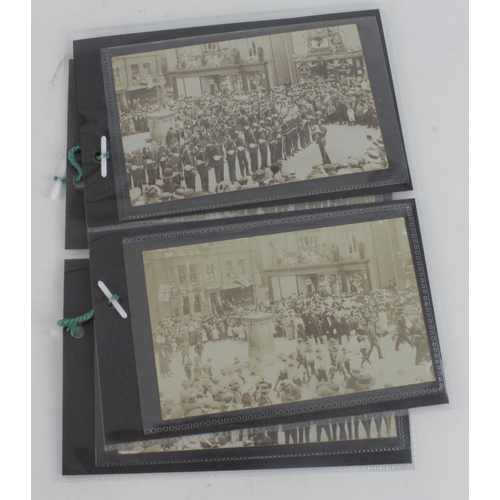 780 - Suffolk, Bungay: 1911 Coronation Day Celebrations - a series of RP cards showing various groups inc ... 