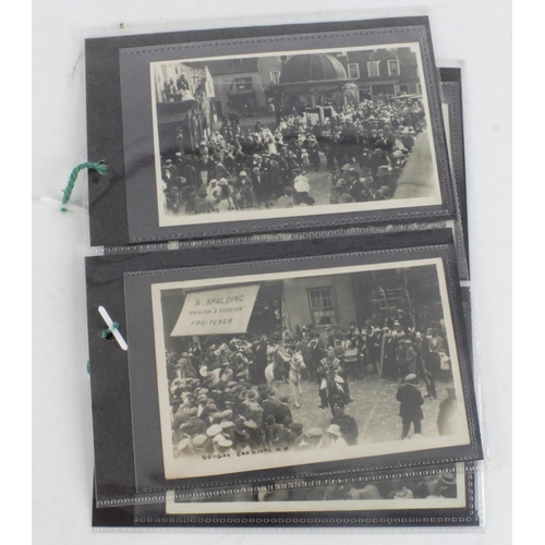 783 - Suffolk, Bungay: 1923 Bungay carnival - a selection of RP scenes by Smith. Very scarce cards (8 card... 